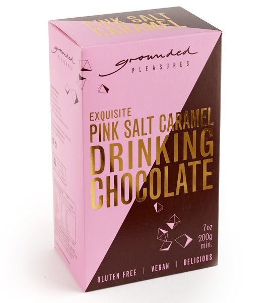 Pink Salt Caramel Drinking Chocolate – Grounded Pleasures